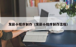 汉川发薪小程序制作（发薪小程序制作流程）